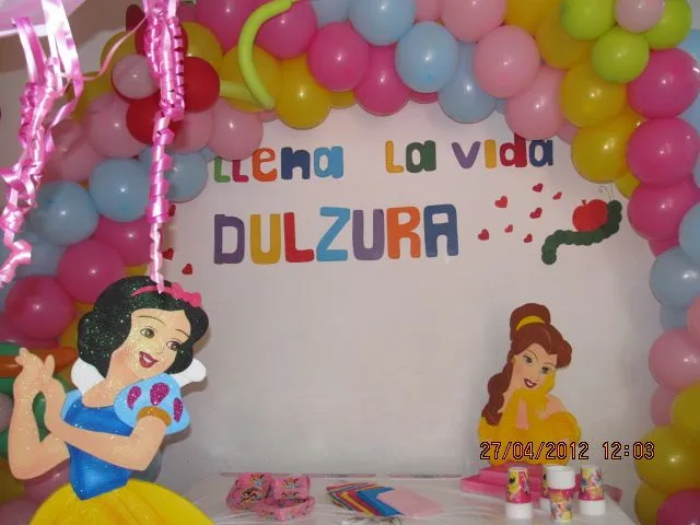 DECORACION PRINCESAS DISNEY FIESTAS INFANTILES Y RECREACIONISTAS ...