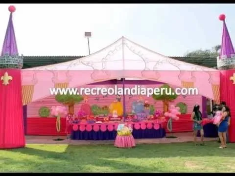 DECORACIÓN DE LAS PRINCESAS DISNEY EN PRODUCCIONES RECREOLANDIA ...