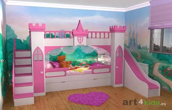 Cama castillo de Princesas | Decoideas.Net