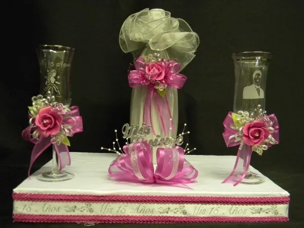 decoracion para una quinceanera | Set cencillo de brindis con ...