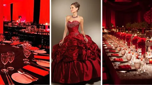 DECORACIÓN EN ROJO PARA FIESTAS DE 15 AÑOS | MIFIESTAS.COM DECORACIÓN EN ROJO PARA FIESTAS DE 15 AÑOS | MIFIESTAS.COM
