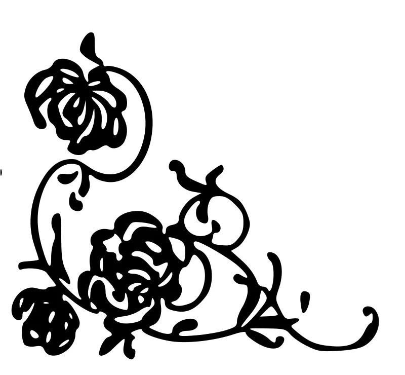 Decoración de rosas negras para las esquinas | Imagenes Sin Copyright