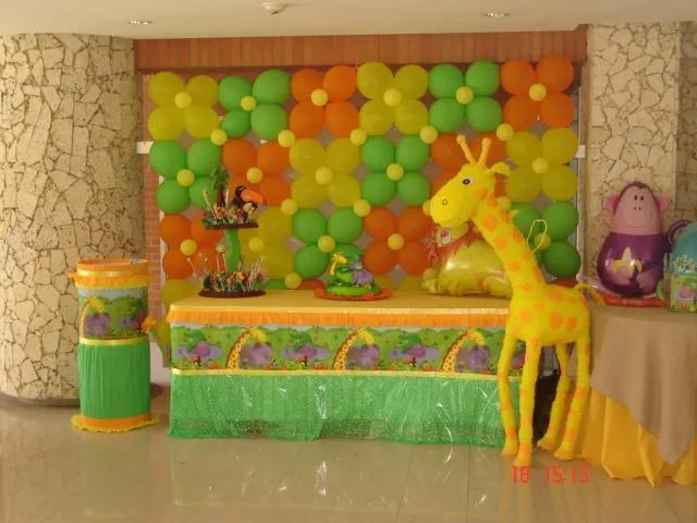 Decoración safari para baby shower - Imagui