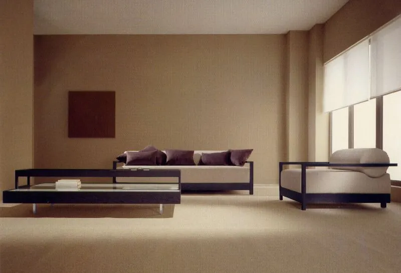 Decoración de Salas con Muebles Beige