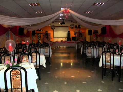 decoracion de salones para fiestas y eventos - YouTube