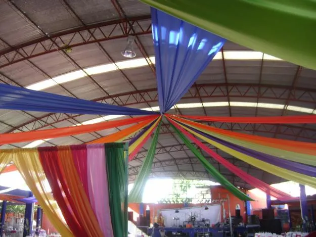 Decoración de salones de fiestas con telas - Imagui
