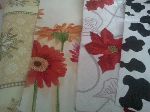 Decoración con servilletas (decoupage) - YouTube