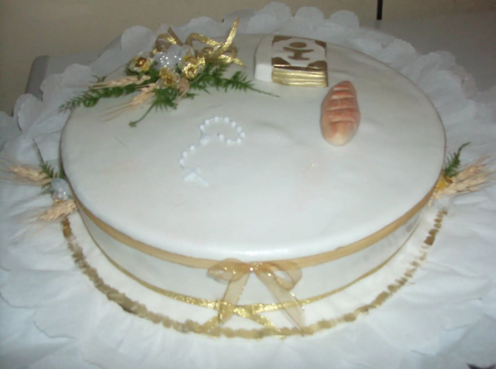 Gelatina decorada para primera comunión - Imagui
