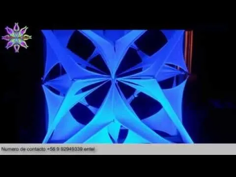 Decoración con Telas Tensadas - YouTube