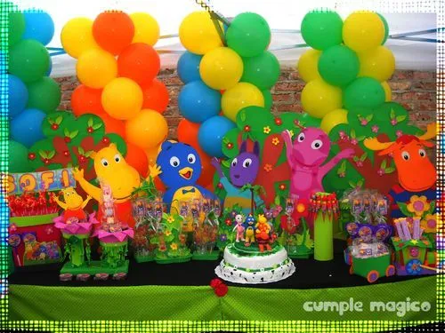 Decoración Temática Backyardigans : CUMPLE MAGICO Ambientaciones ... Decoración Temática Backyardigans : CUMPLE MAGICO Ambientaciones ...
