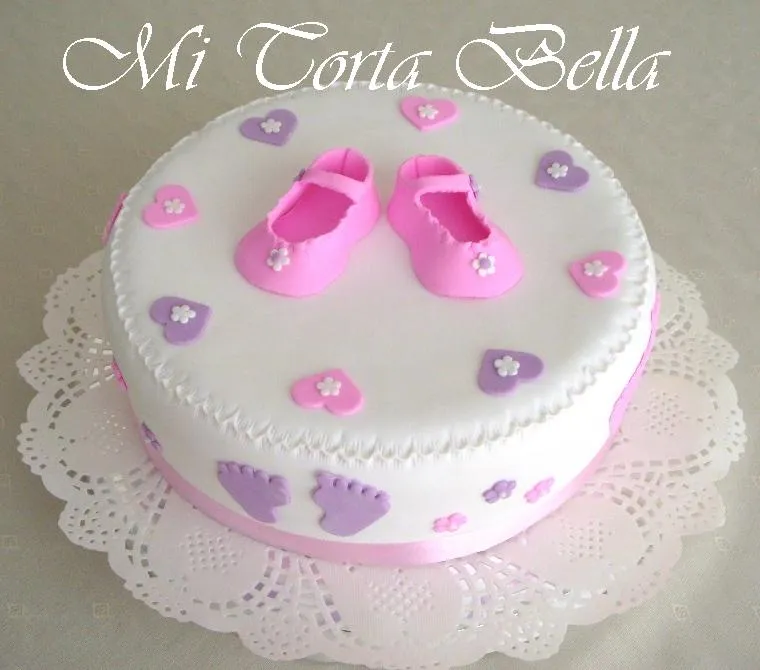 Pastel para baby shower niña - Imagui