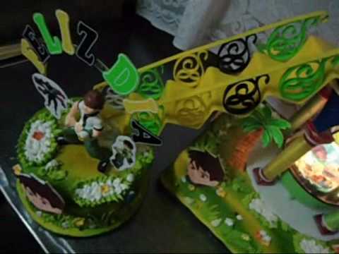 decoracion de tortas infantil Ben 10 charly en masa elastica.wmv ...