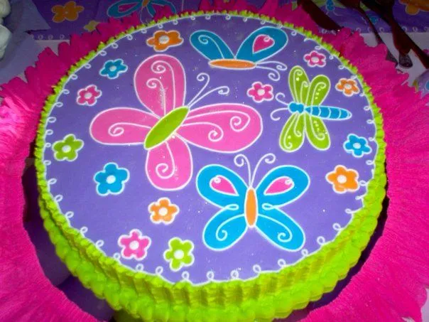 Tortas decoradas con mariposas - Imagui