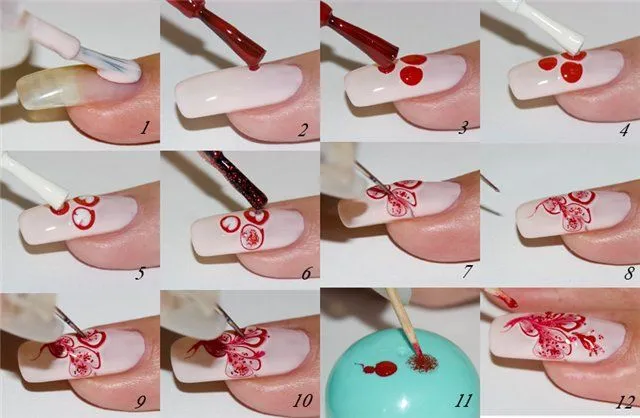 decoracion de uñas acrilicas paso a paso | Cristina