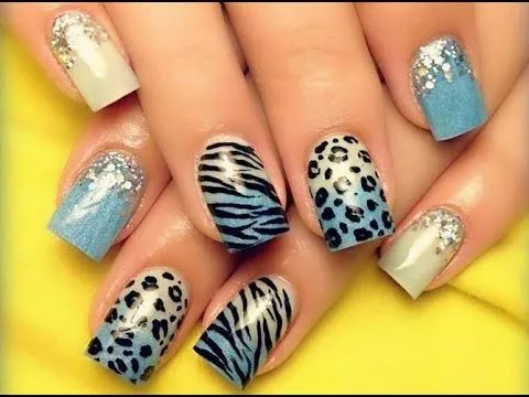 Decoración de Uñas - ANIMAL PRINT - YouTube