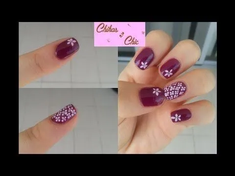 Decoracion de Uñas: Diseño de Flores | Chikas Chic - YouTube