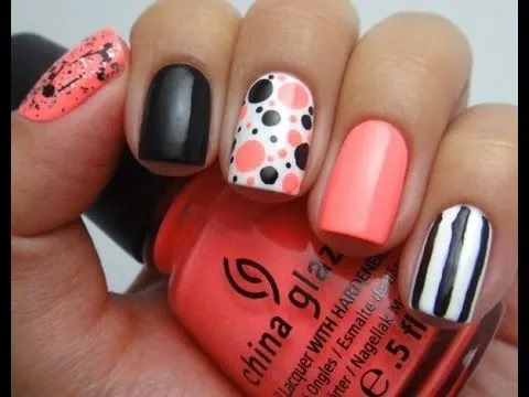 Decoración de Uñas - Uñas Fáciles de hacer - YouTube Decoración de Uñas - Uñas Fáciles de hacer - YouTube