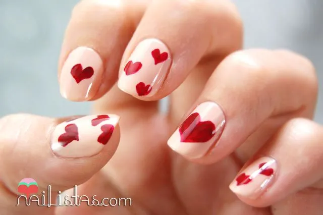 Nailistas: Uñas decoradas de San Valentín // Manicura de Corazones Nailistas: Uñas decoradas de San Valentín // Manicura de Corazones