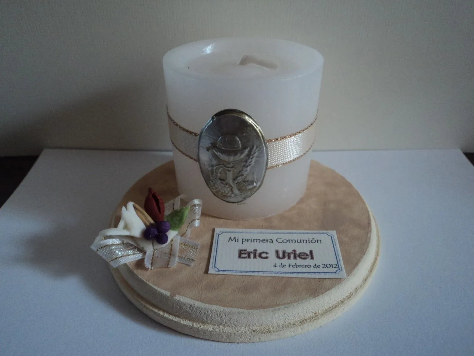 Velas decoradas para primera comunión - Imagui