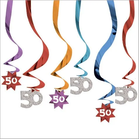 Decoraciones de 50 años - Imagui