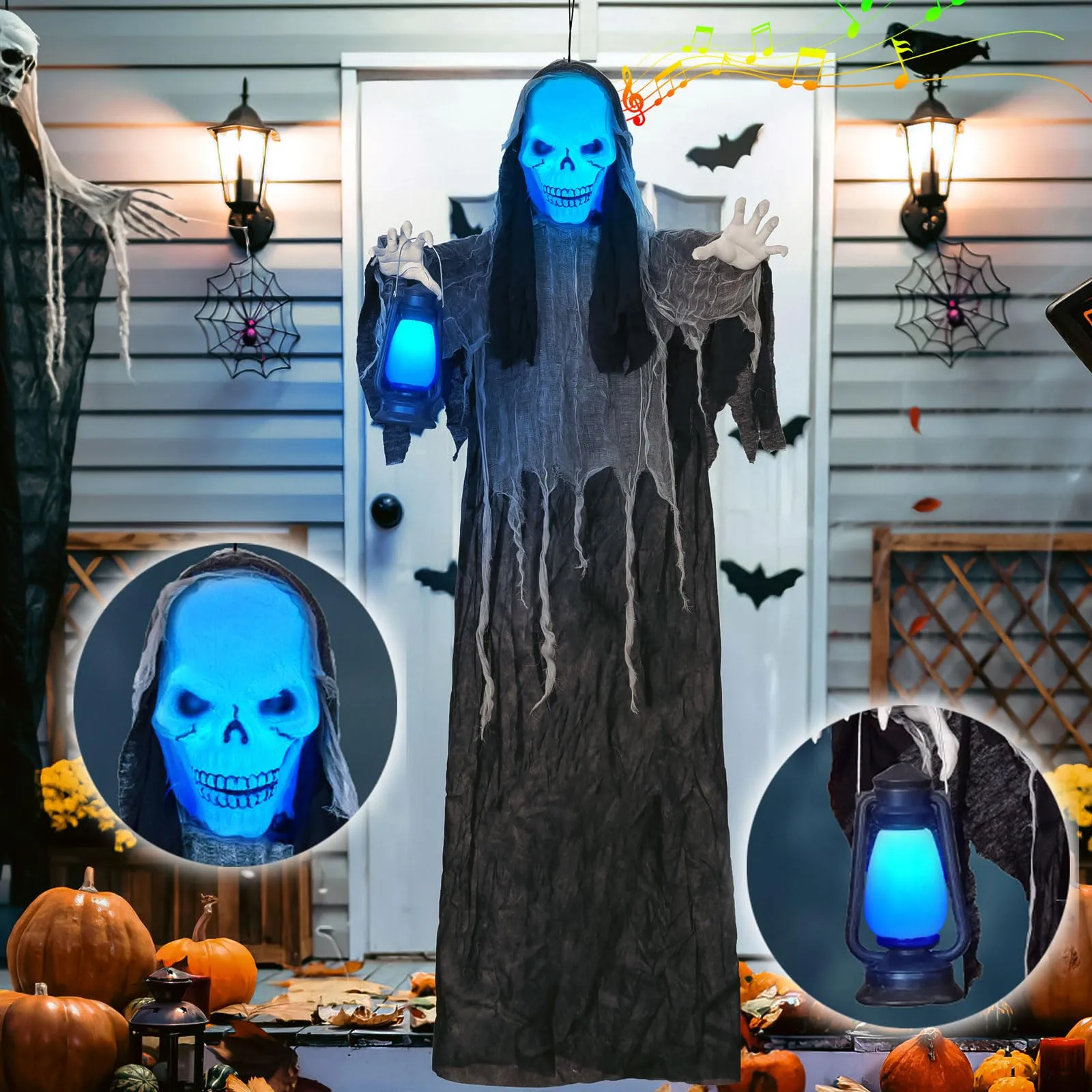 Decoraciones animadas de Halloween de 6 pies con cabeza iluminada, lámpara y voz espeluznante, esqueletos fantasma activados por movimiento, accesorios de casa embrujada (táctil y sonido activado) : Amazon.com.mx: Hogar y Cocina Decoraciones animadas de Halloween de 6 pies con cabeza iluminada, lámpara y voz espeluznante, esqueletos fantasma activados por movimiento, accesorios de casa embrujada (táctil y sonido activado) : Amazon.com.mx: Hogar y Cocina