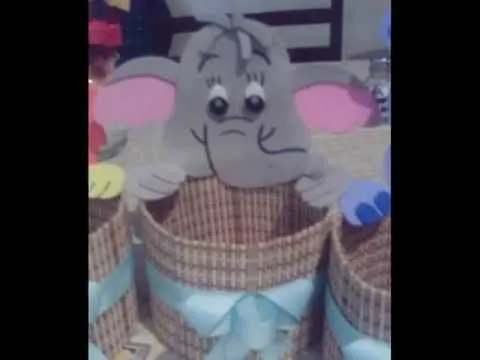 decoraciones para baby shower con foami - YouTube