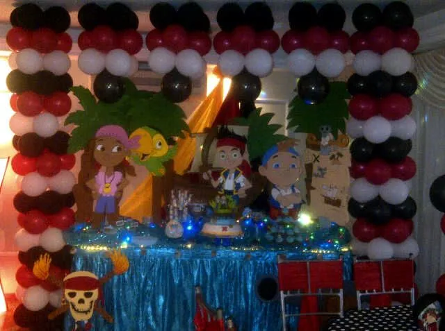 Decoración con globos de jake y los piratas de nunca jamas - Imagui Decoración con globos de jake y los piratas de nunca jamas - Imagui