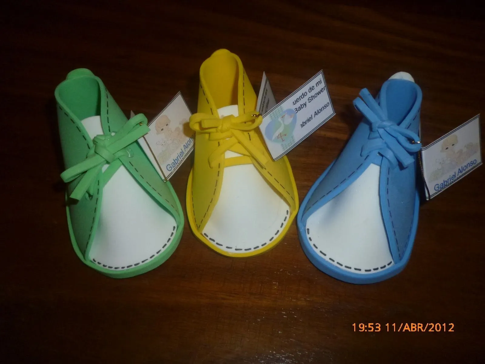 decoraciones y cotillon de cumpleaños...: zapatitos de niño en ...