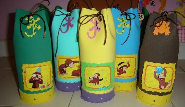 Decoraciónes de fiesta infantiles de jorge el curioso - Imagui