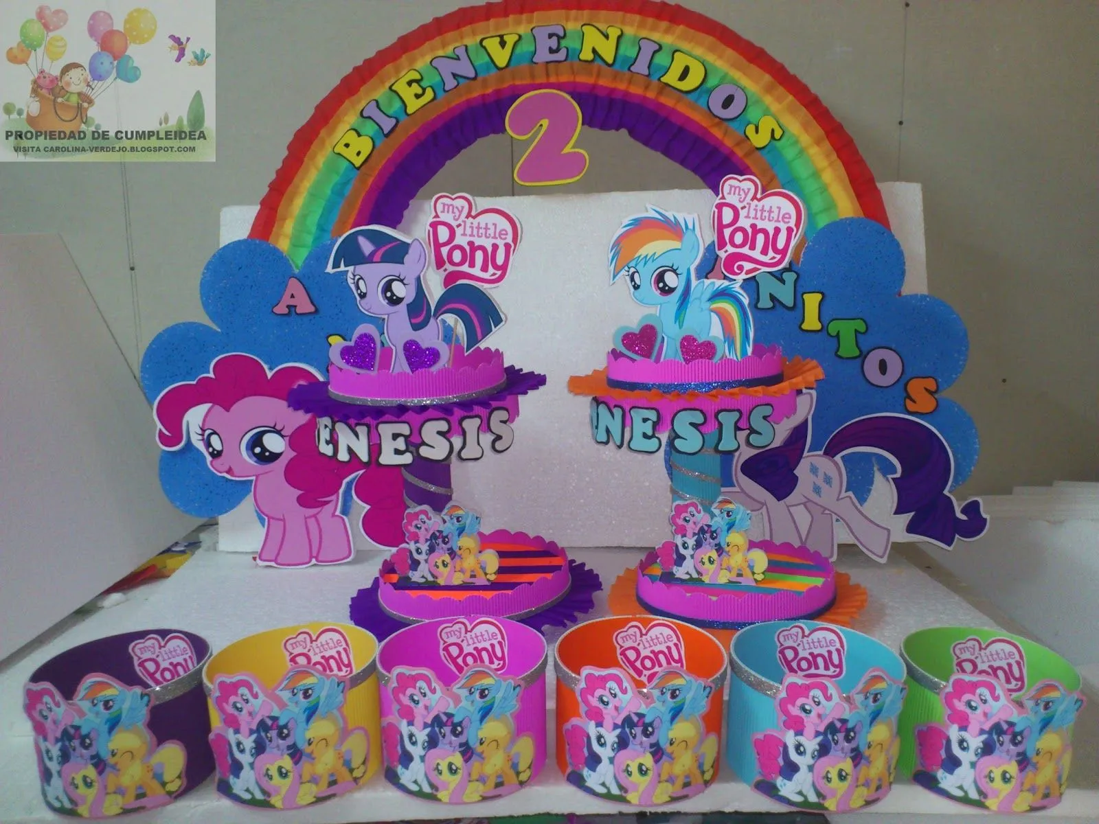 Decoraciones para fiestas infantiles my little pony - Imagui