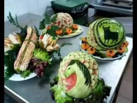 DECORACIONES EN FRUTAS Y VERDURAS NAUTILUS - YouTube DECORACIONES EN FRUTAS Y VERDURAS NAUTILUS - YouTube