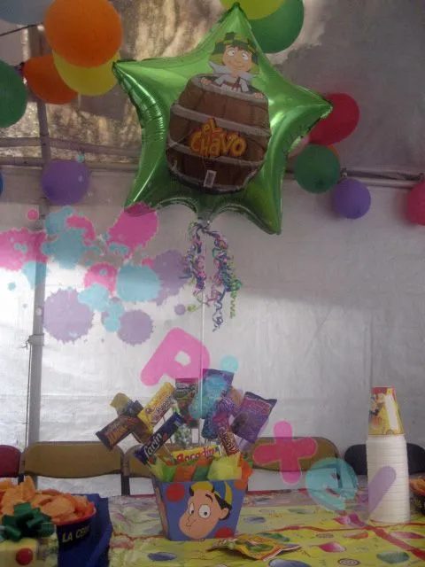 Decoraciónes con globos del Chavo del 8 - Imagui