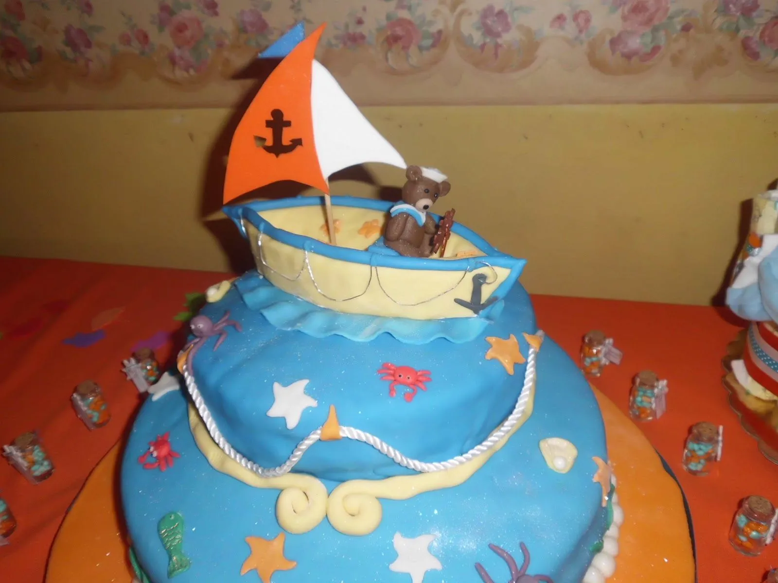 Decoraciones a tu Gusto: Baby Shower Marinero Decoraciones a tu Gusto: Baby Shower Marinero