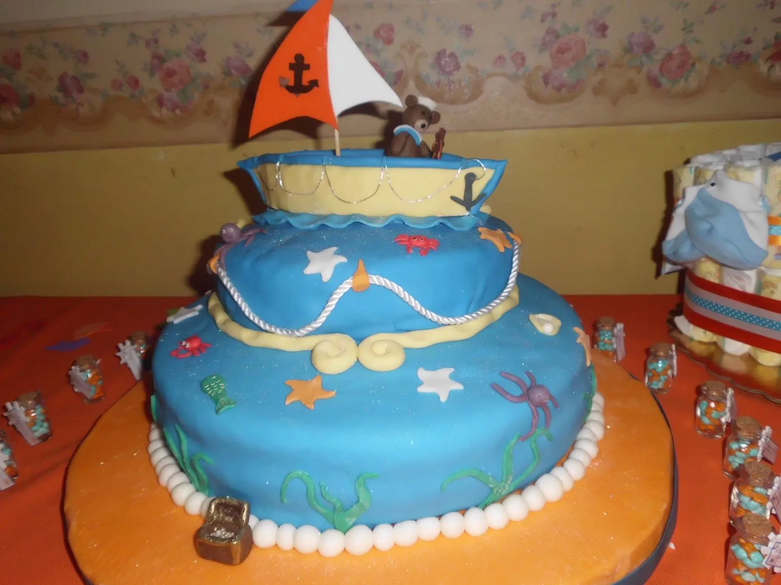 Decoraciones a tu Gusto: Baby Shower Marinero Decoraciones a tu Gusto: Baby Shower Marinero