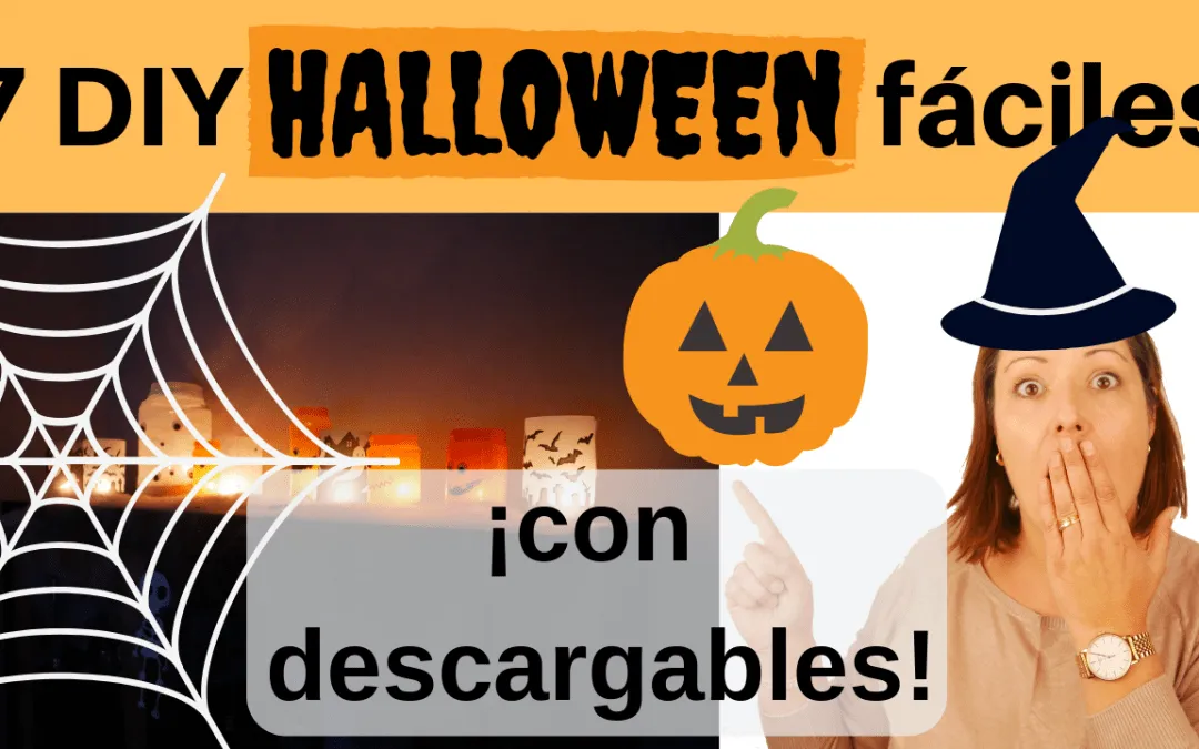 Decoraciones para halloween fáciles con plantillas descargables - Una Mirinda Decoraciones para halloween fáciles con plantillas descargables - Una Mirinda