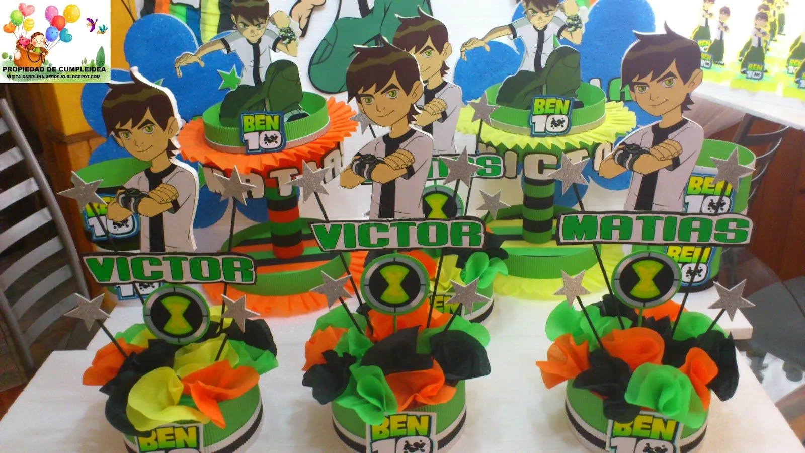 DECORACIONES INFANTILES: BEN 10