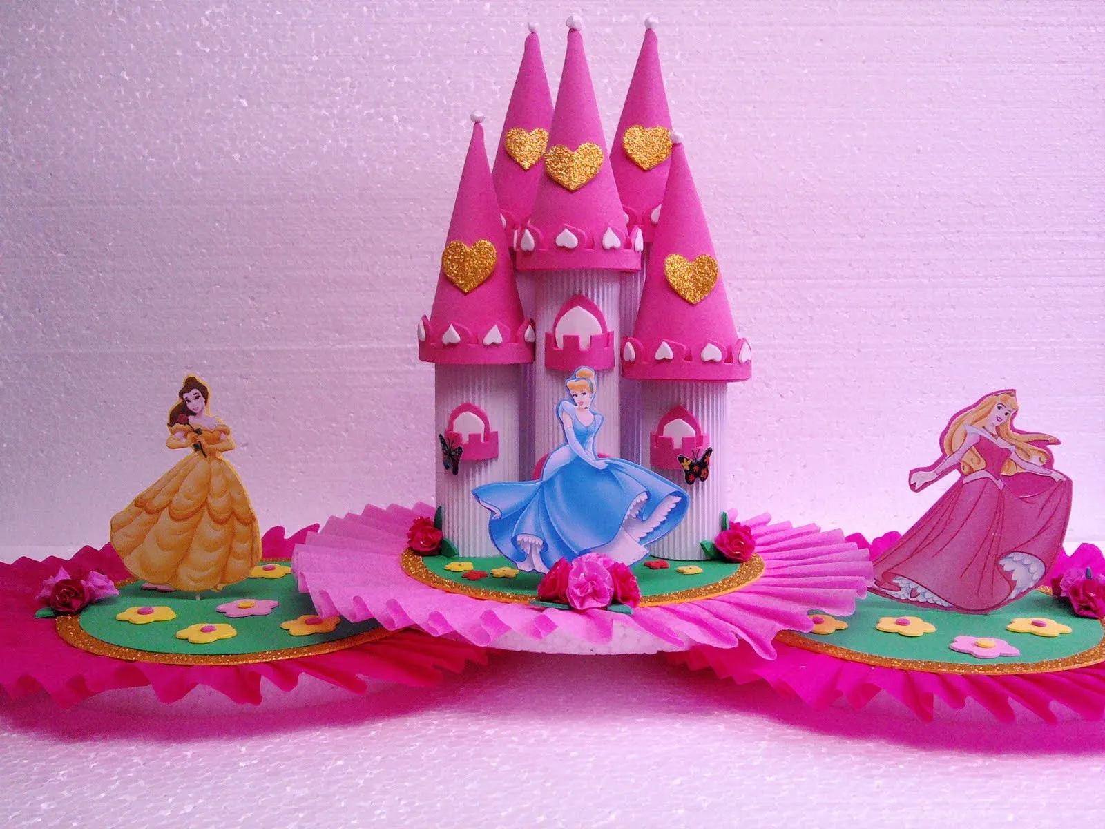 Centros de mesa de castillos de princesas - Imagui Centros de mesa de castillos de princesas - Imagui