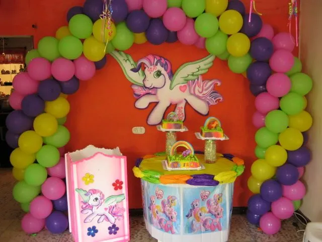 DECORACIONES INFANTILES: Decoración de little Pony DECORACIONES INFANTILES: Decoración de little Pony