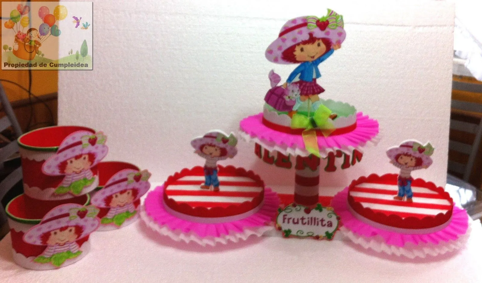 DECORACIONES INFANTILES: FRUTILLITA