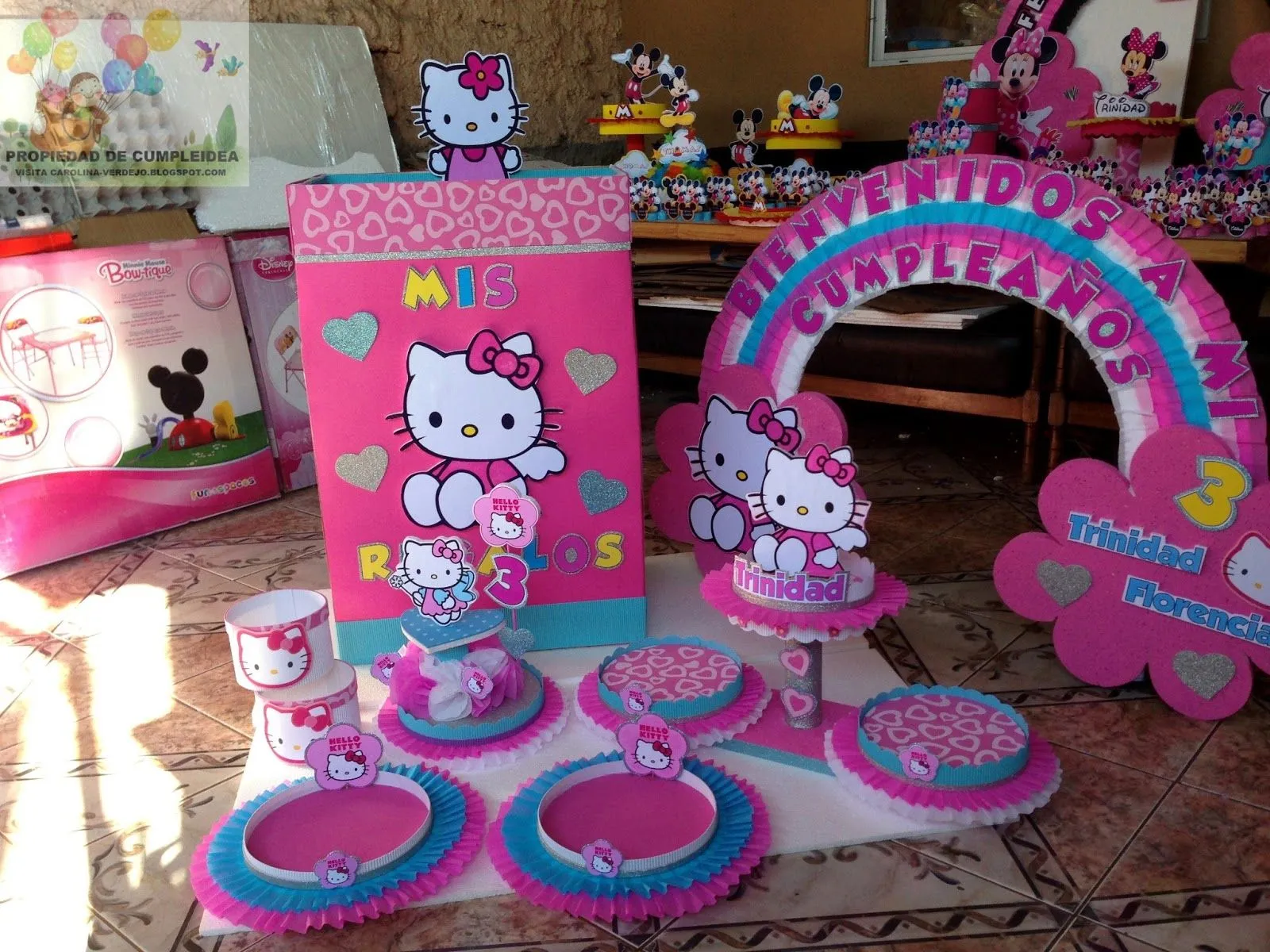 DECORACIONES INFANTILES: hello kitty