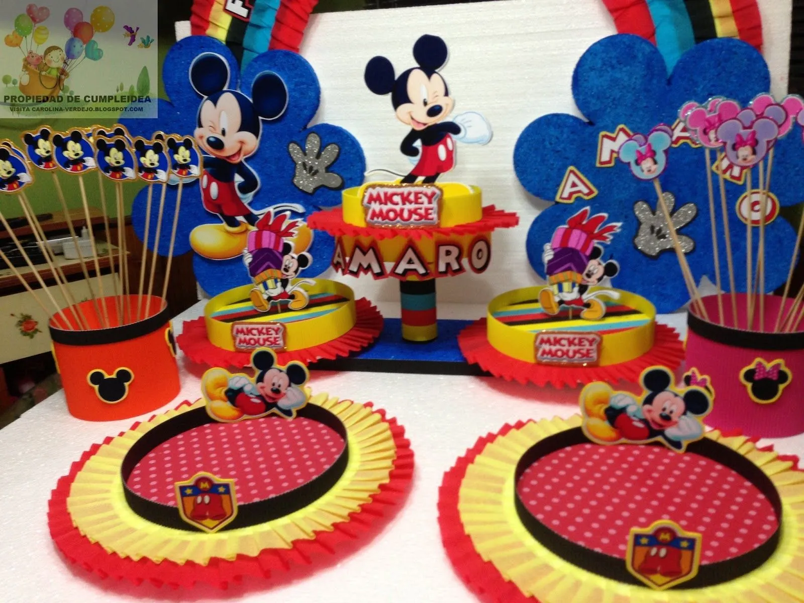 DECORACIONES INFANTILES: mickey mouse DECORACIONES INFANTILES: mickey mouse