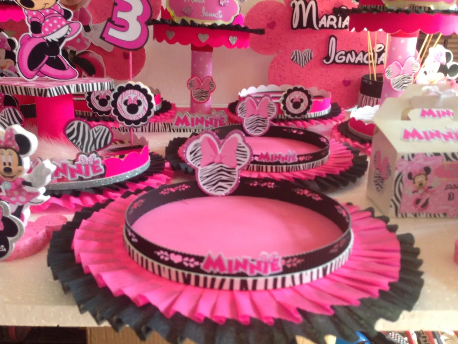 DECORACIONES INFANTILES: minnie animal print DECORACIONES INFANTILES: minnie animal print