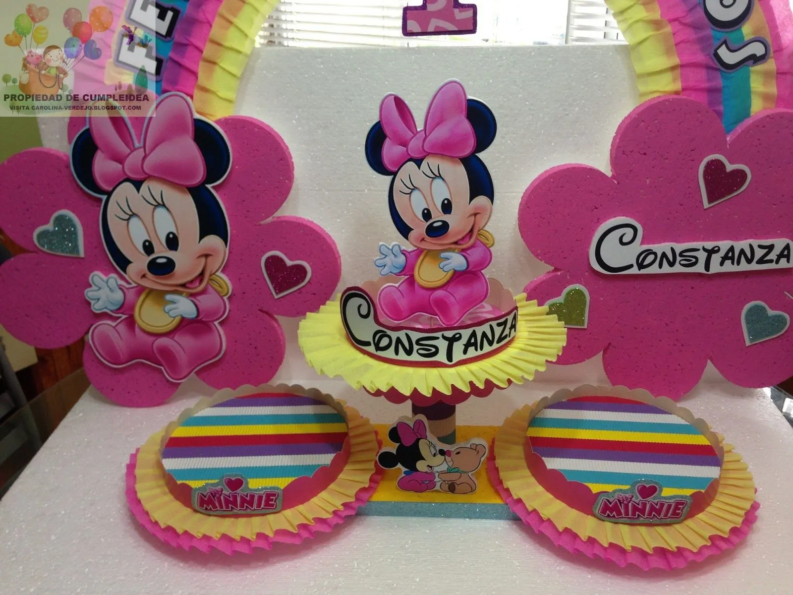 DECORACIONES INFANTILES: minnie bebe