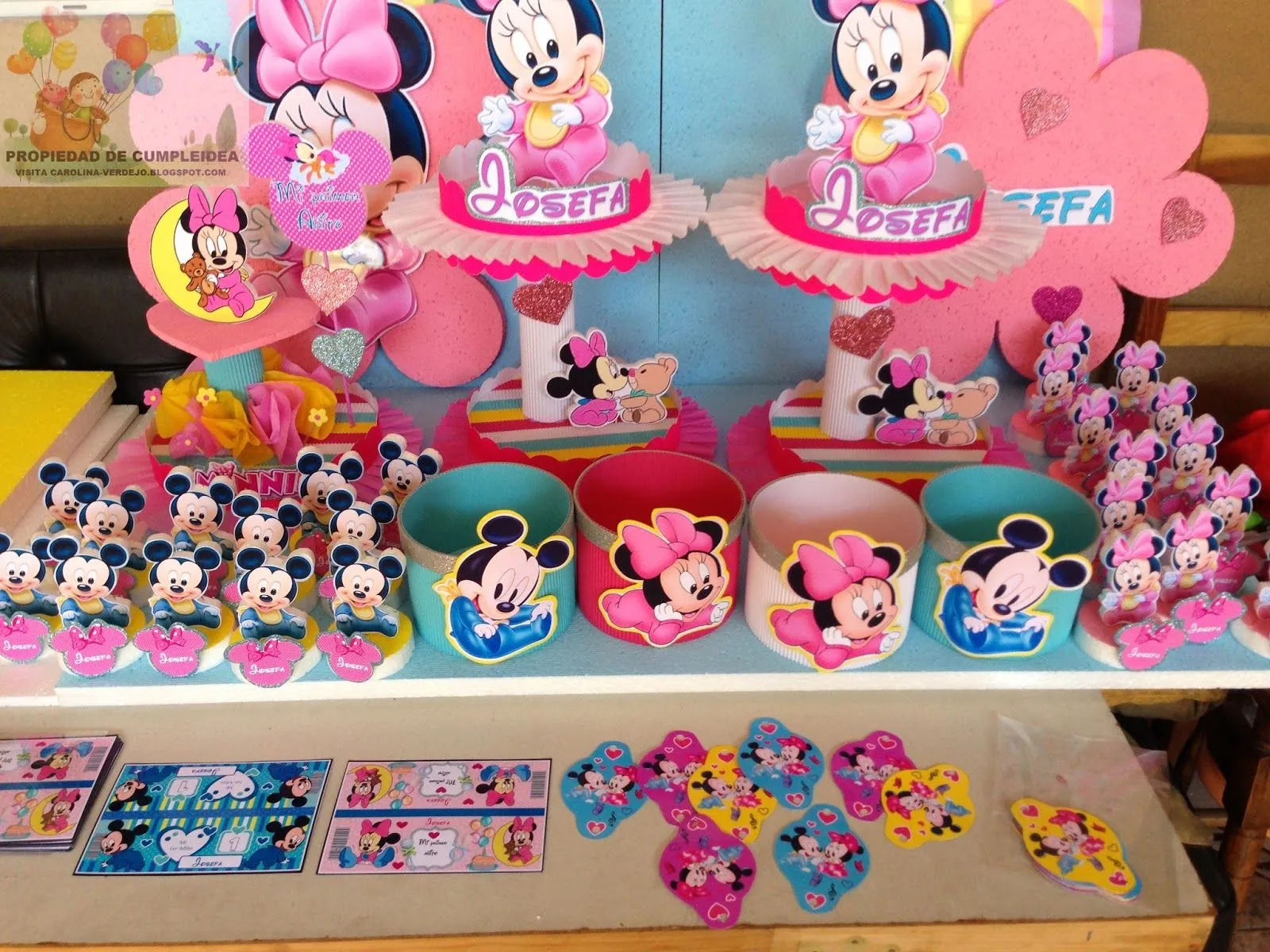 DECORACIONES INFANTILES: minnie bebe