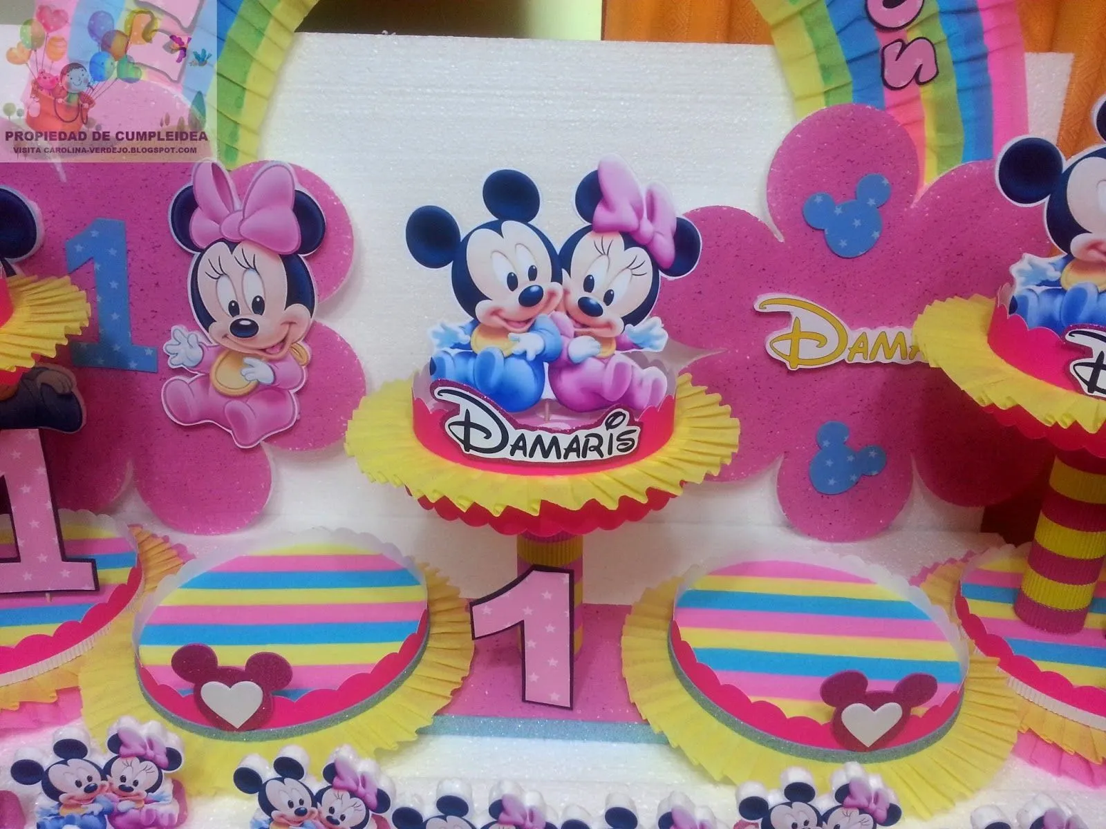 DECORACIONES INFANTILES: minnie y mickey bebe DECORACIONES INFANTILES: minnie y mickey bebe