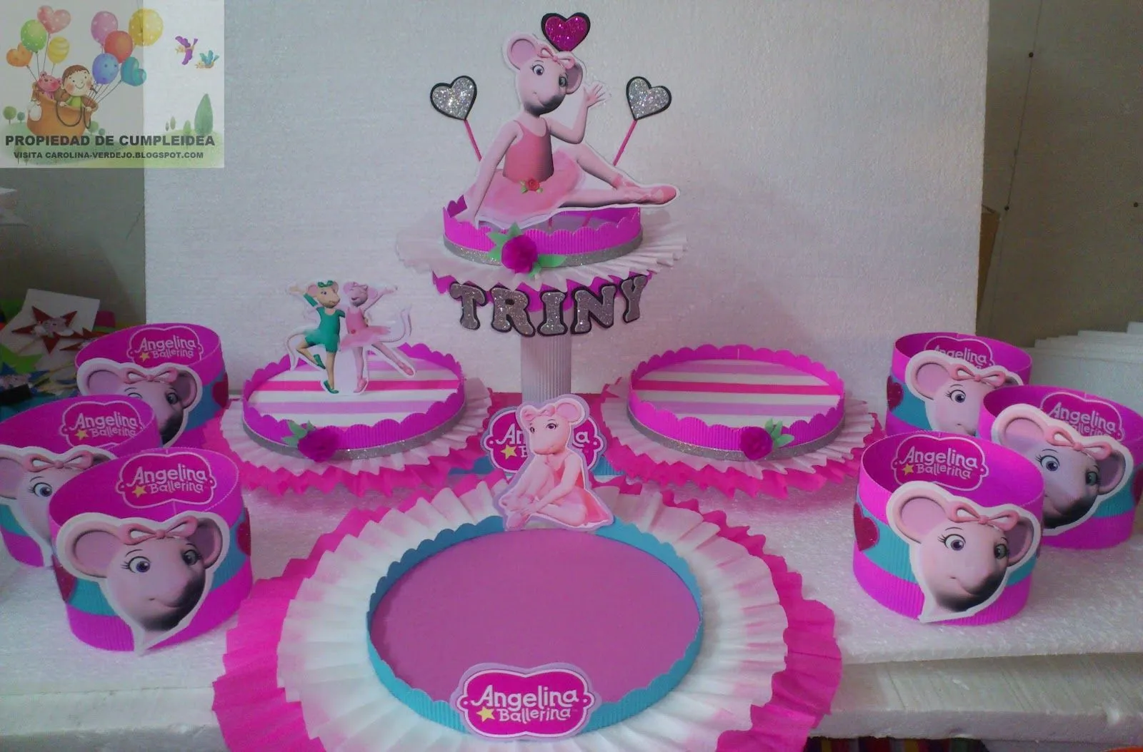DECORACIONES INFANTILES: PACK ANGELINA BALLERINA DECORACIONES INFANTILES: PACK ANGELINA BALLERINA