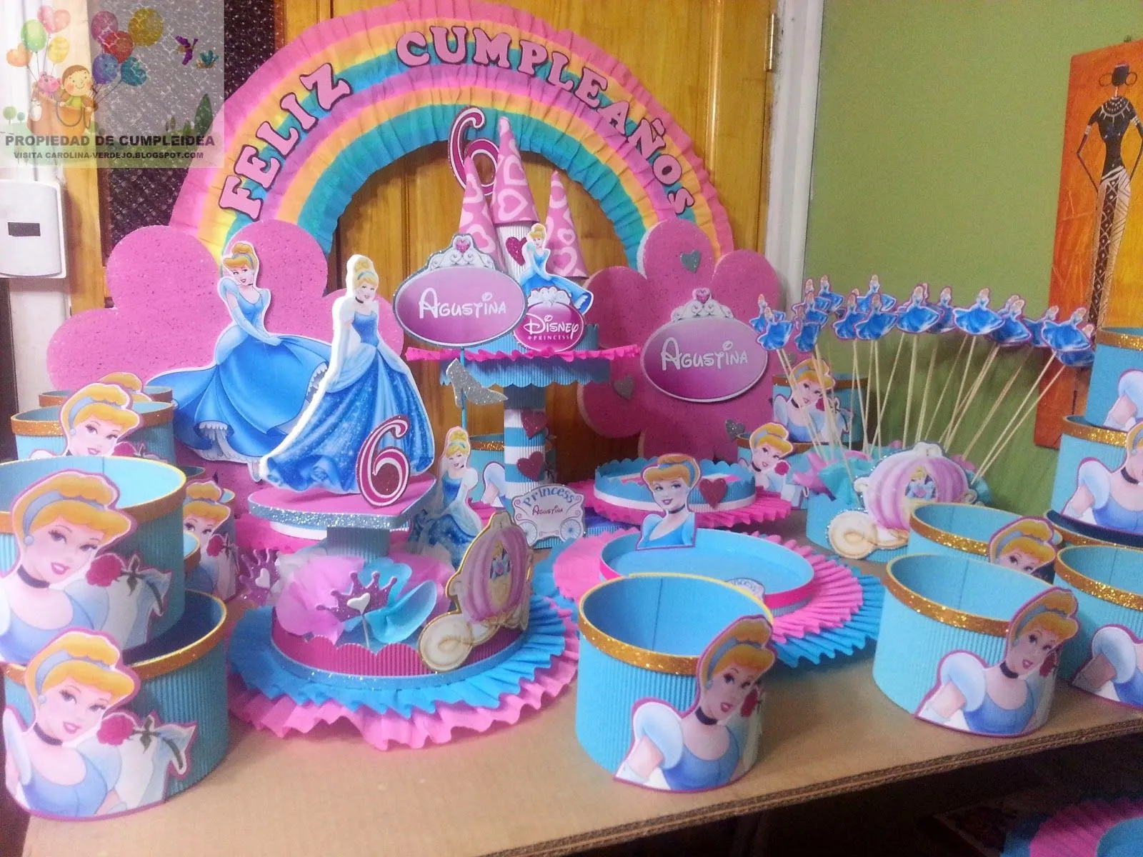 DECORACIONES INFANTILES: PRINCESA CENICIENTA