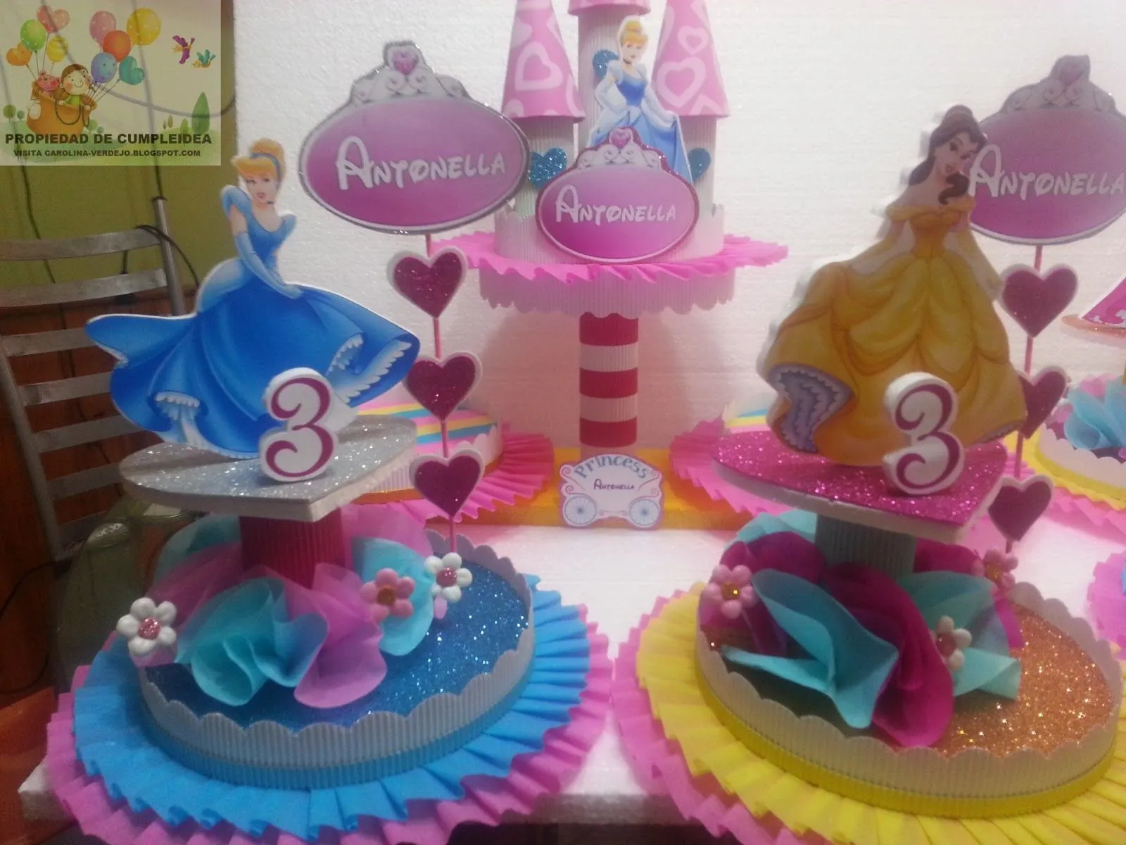 DECORACIONES INFANTILES: princesas