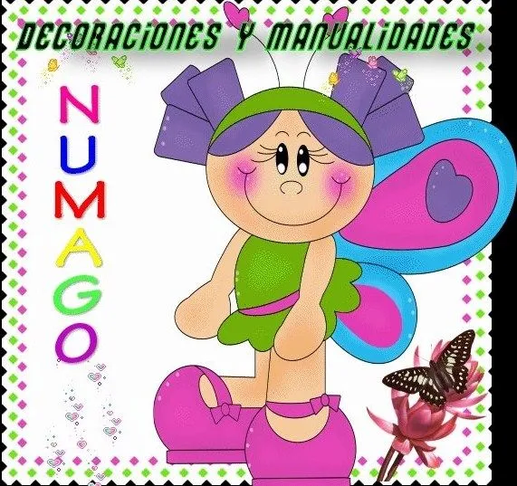 DECORACIONES Y MANUALIDADES NUMAGO: FOMI PLANO 17 DECORACIONES Y MANUALIDADES NUMAGO: FOMI PLANO 17