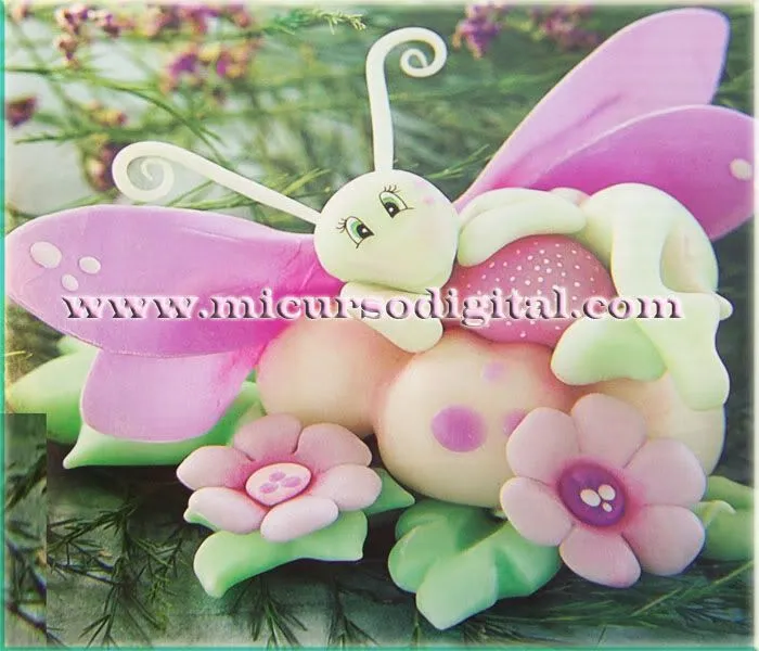 decoraciones con mariposas | CURSO PORCELANICRON PASTA FRIA MASA ...